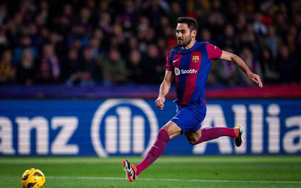 Gundogan là vua kiến tạo của Barca mùa trước với 14 lần dọn cỗ cho đồng đội ghi bàn. Ảnh: FC Barcelona