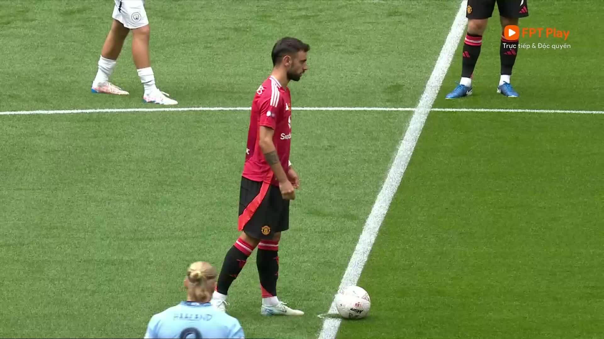 Man City 1-1 Man Utd Siêu Cup Anh